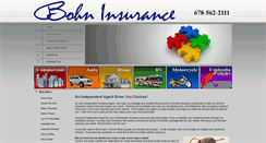 Desktop Screenshot of bohn-insurance.com